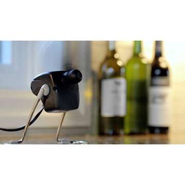 Caframo Chinook, 2-Speed Desk Fan, Cage Free, Easy To Clean Soft Blades, Canadian Made, 8.8" Blade, 707CHBBX, Black