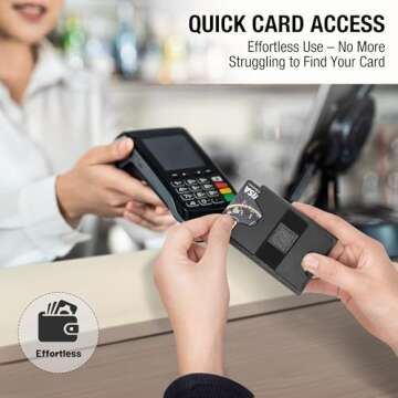 holixcase Rfid-blocking Wallet for Men, Credit Card Holder, Front Pocket Wallet, Ultra-lightweight, Minimalist Wallet with Cash Slot, Aluminum Wallet with Gift Box for Men, Grey