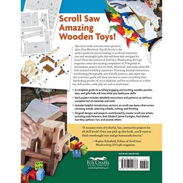 Easy Handmade Toys & Puzzles: 35 Wood Projects & Patterns (Fox Chapel Publishing) Compilation from S...
