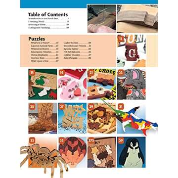 Easy Handmade Toys & Puzzles: 35 Wood Projects & Patterns (Fox Chapel Publishing) Compilation from Scroll Saw Woodworking & Crafts Magazine for Beginner to Intermediate Scrollers; Full-Size Patterns
