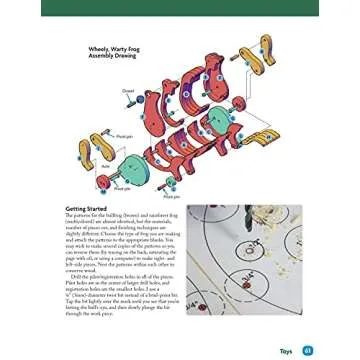 Easy Handmade Toys & Puzzles: 35 Wood Projects & Patterns (Fox Chapel Publishing) Compilation from Scroll Saw Woodworking & Crafts Magazine for Beginner to Intermediate Scrollers; Full-Size Patterns