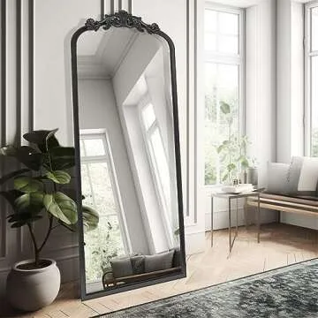 AIXI HOME Arched Antique Full Length Wall Mirror 22"x65"