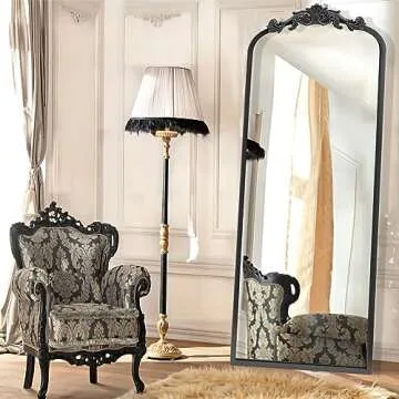 AIXI HOME Arched Antique Full Length Wall Mirror 22"x65"