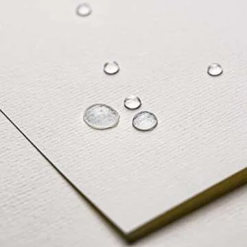 GenCrafts 100% Cotton Watercolor Paper Pad - A4 8.3x11.7-20 Sheets (140lb/300gsm) - Cold Press Acid Free Art Sketchbook Pad for Painting & Drawing, Wet, Mixed Media