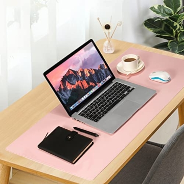 Wolaile PU Leather Desk Pad Blotter for Women