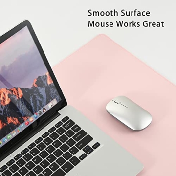 Wolaile PU Leather Desk Pad Blotter for Women