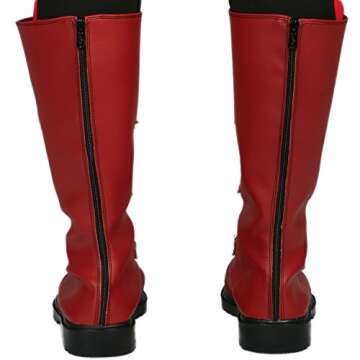 Mens Matt Cosplay Boots Shoes Costume Accessories for Halloween US 10