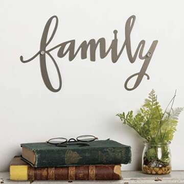 Primitives by Kathy Family Metal Word Art for Home