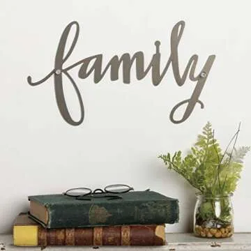 Primitives by Kathy Family Metal Word Art for Home