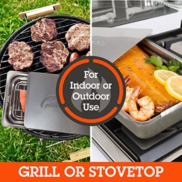 Camerons Stovetop Smoker Gift Set for Indoor Outdoor Cooking