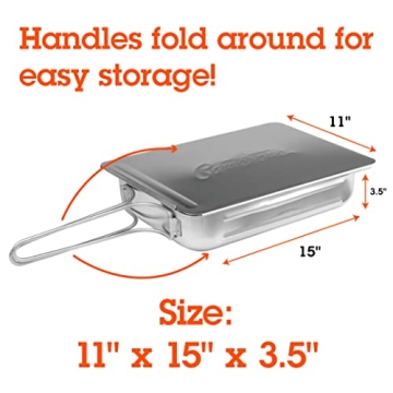 Camerons Stovetop Smoker Gift Set for Indoor Outdoor Cooking