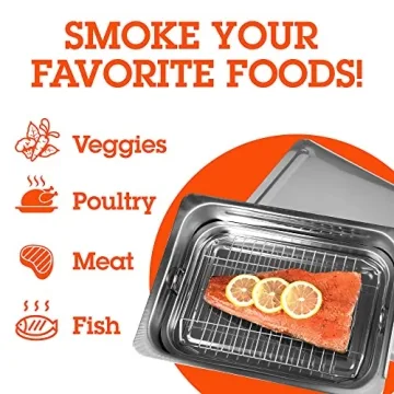 Camerons Stovetop Smoker Gift Set for Indoor Outdoor Cooking