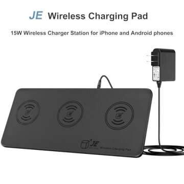 Triple Wireless Charger Pad - Fast Charging for All Devices