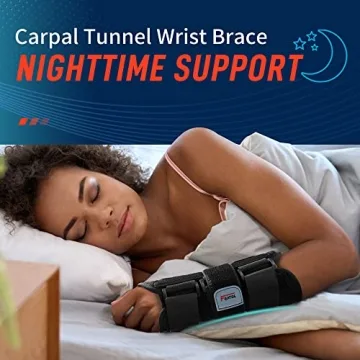 FEATOL Carpal Tunnel Wrist Brace - Adjustable Support