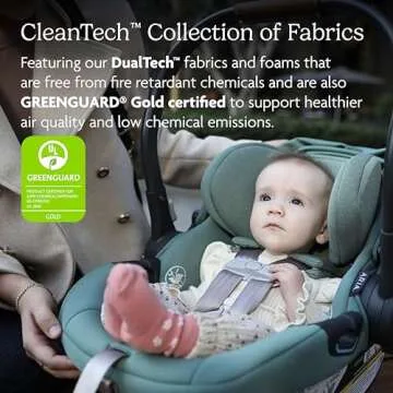 UPPAbaby Aria Lightweight Infant Car Seat/Just Under 6 lbs for Easy Portability/Base with Load Leg + Infant Insert Included/Direct Stroller Attachment/Jake (Charcoal/Black Leather)