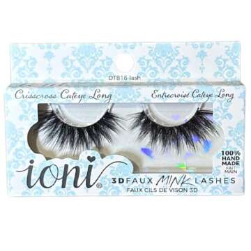 IONI 3D Faux Mink Lashes (DTB16-lash) - Reusable & Lightweight