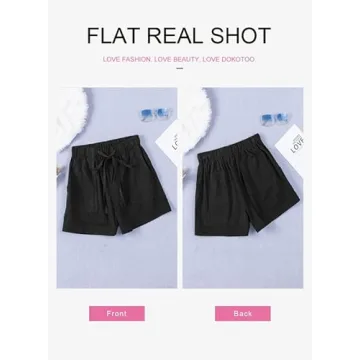 Stylish Dokotoo Summer Casual Shorts for Women