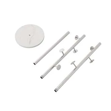 DOORXIFO Stylish Silver Coat Rack for Home or Office