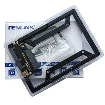 Fenlink 6GB 2.5in to 3.5in Internal SSD Hard Drive SATA Drive Converter