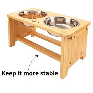 HTB Elevated Dog Bowls for Senior and Large Dogs