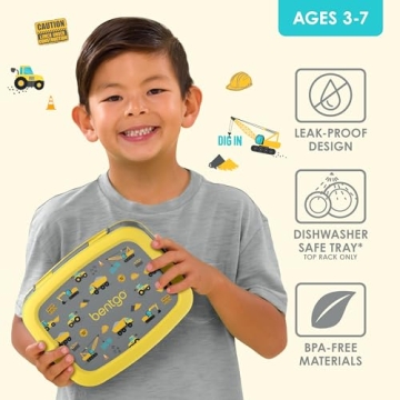 Bentgo Kids Leak-Proof Bento Lunch Box for Ages 3-7