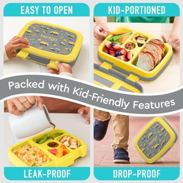 Bentgo Kids Leak-Proof Bento Lunch Box for Ages 3-7