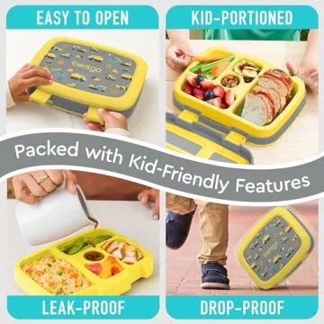 Bentgo Kids Leak-Proof Bento Lunch Box for Ages 3-7