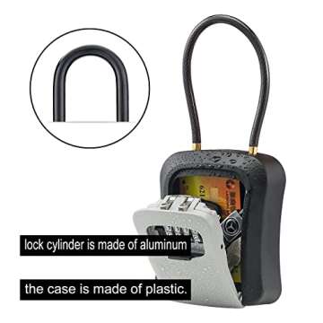 Spare Key Lock Box for Secure Storage & Easy Access