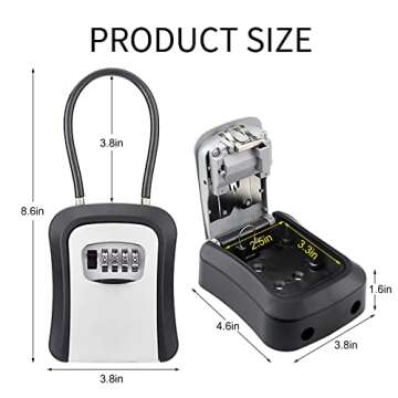 Key Lock Box for Easy Key Access & Security