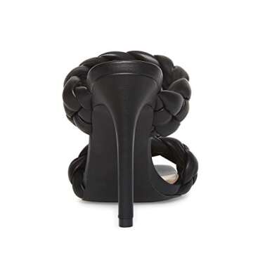 Steve Madden Women's Kenley Heeled Sandal, Black, 7.5