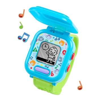 CoComelon JJ’s Learning Smart Watch Toy for Kids with 3 Education-Based Games, Alarm Clock, and Stop Watch, Kids Toys for Ages 3 Up by Just Play