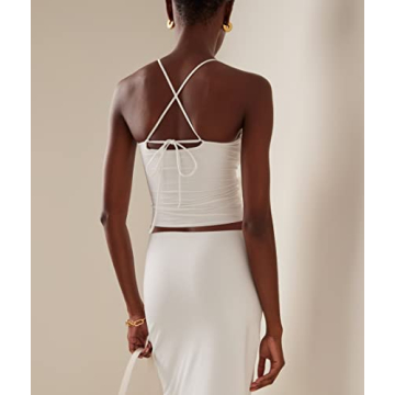 KMBANGI Floral Sexy Tank Top - Chic Y2K Style for Summer