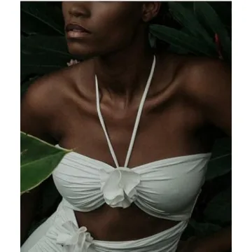 KMBANGI Floral Sexy Tank Top - Chic Y2K Style for Summer