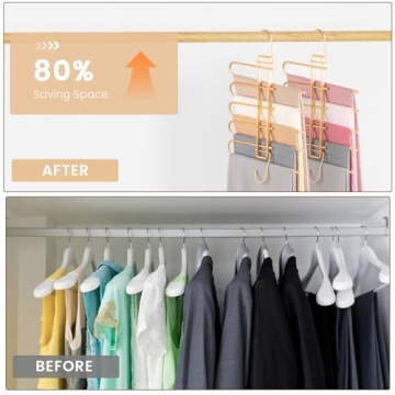 Space-Saving Pants Hangers for All Your Clothes