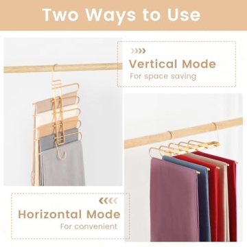 Space-Saving Pants Hangers for All Your Clothes