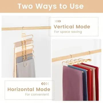 Space-Saving Pants Hangers for All Your Clothes