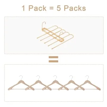 Space-Saving Pants Hangers for All Your Clothes