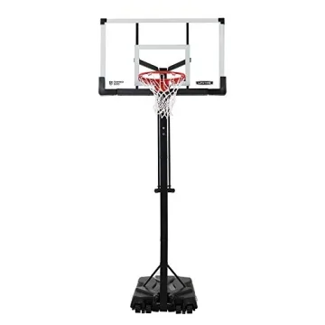 Lifetime 90734 Adjustable Portable Basketball Hoop - 54-Inch Tempered Glass Backboard