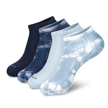 Comfortable MONFOOT Tie-dye Cotton Low Cut Socks for Everyone