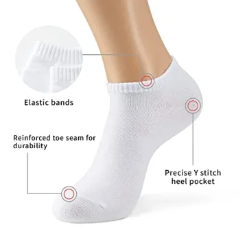 MONFOOT Cotton Low Cut Ankle Socks Multipack Tie-dye