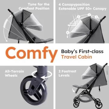 MAMAZING Lightweight Stroller for Easy Travel