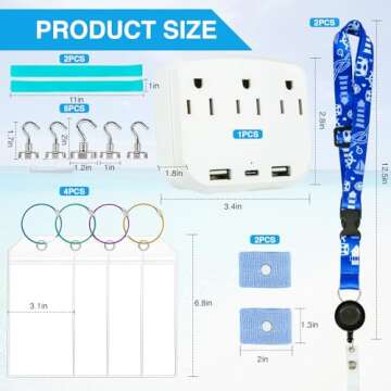 VIXAVI Cruise Ship Essentials - Cruise Essentials 2025, Approved Cruise Must Haves Packing List, Cruise Accessories Works with All Cruise Lines