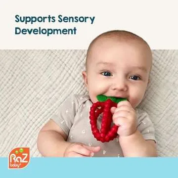 RaZbaby RaZberry Bites Teething Toy for 3M+ Babies