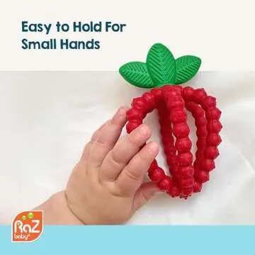 RaZbaby RaZberry Bites Teething Toy for 3M+ Babies