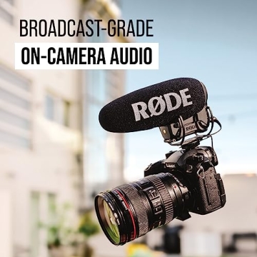 Rode VideoMic Pro+ Shotgun Microphone for Quality Audio