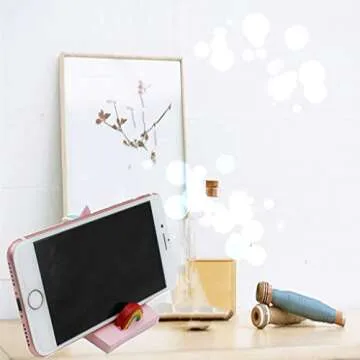 Amamcy Cute Unicorn Cellphone Holder Stand Animal Smartphone Desk Holder for All Mobile Phones Cute Phone Stand Desk Ornament