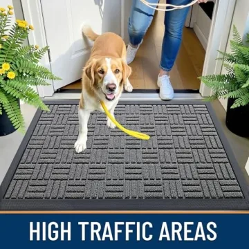 Durable OLANLY Front Door Mat for Any Entryway