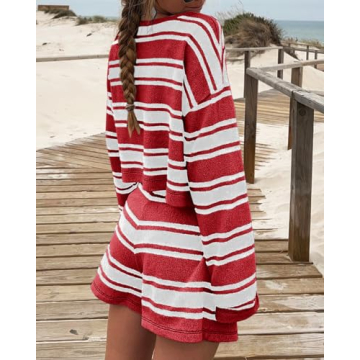 Langwyqu Stylish Striped Pajama Sets for Ultimate Comfort