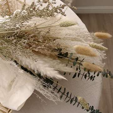 Musunny 17" Dried Flower Bouquet for Timeless Decor