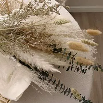 Musunny 17" Dried Flower Bouquet for Timeless Decor